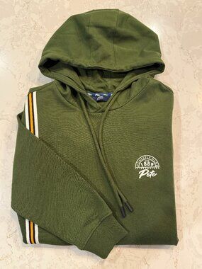 Peter England Green Sweatshirt Hoodie SZ M